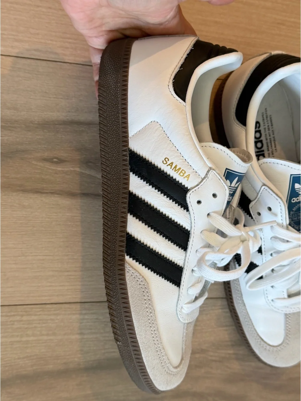 Adidas OG Samba Sneakers (Cloud White / Core Black) - Picture 2 of 9